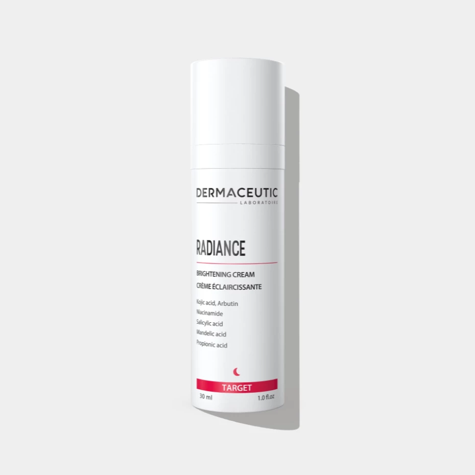 Dermaceutic Radiance. Ночной осветляющий крем для выравнивания тона, коррекции пигментации и восстановления сияния кожи.